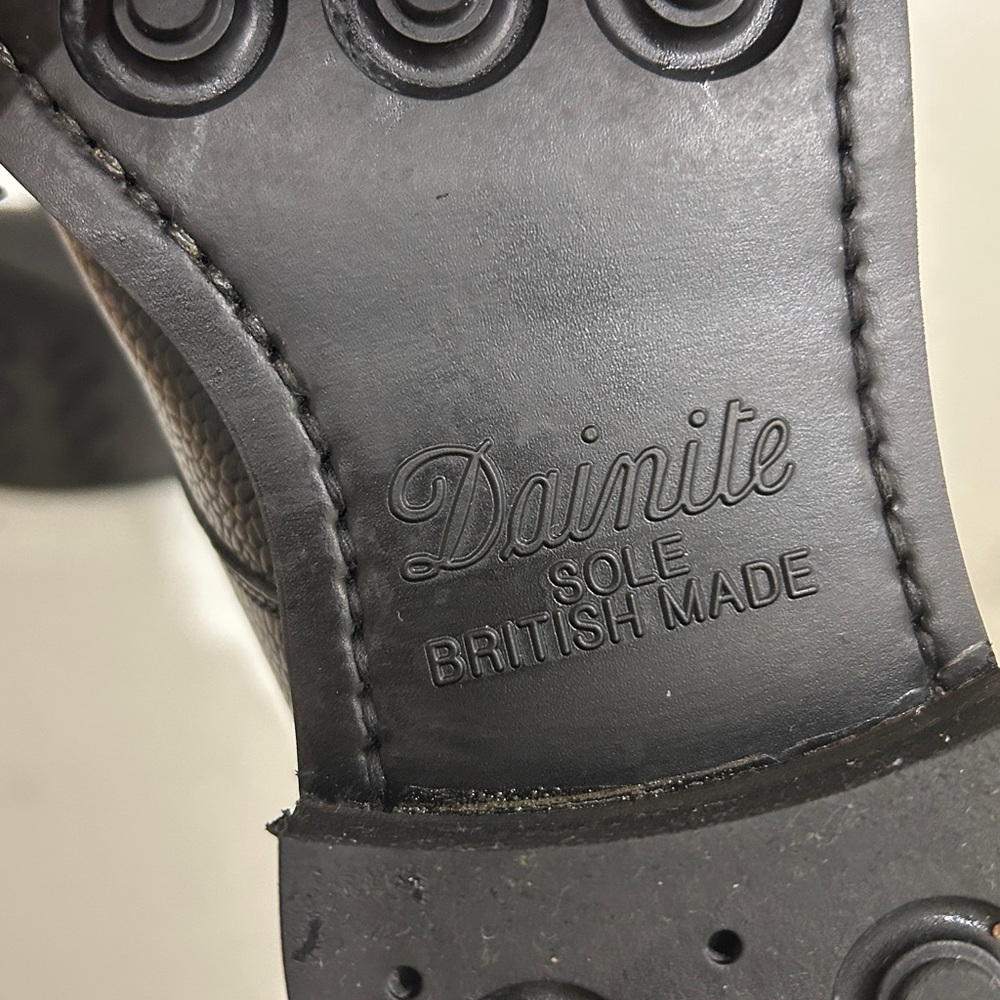 NWOT Joseph Cheaney Penhill Capped Derby Boot in Black Grain Leather |Size 11R - Picture 11 of 16